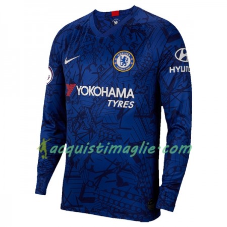 Divisa di Calcio Chelsea Prima 2019/2020 Manica Lunga